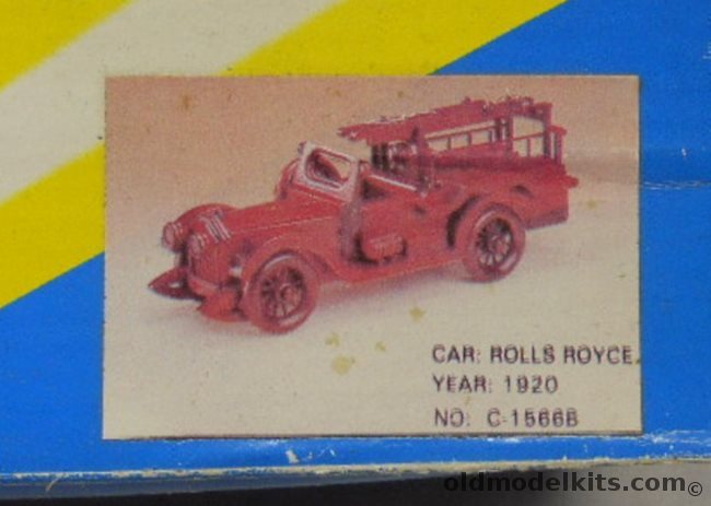 DIY 1920 Rolls Royce Fire Engine plastic model kit